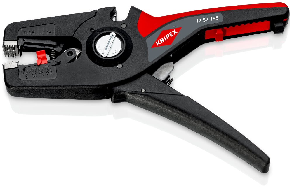 KNIPEX Pliers Automatic Insulated Stripper, 195mm