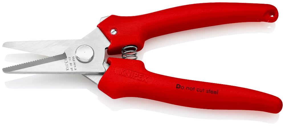 KNIPEX Shears Combination, Plastic Coated, 140mm