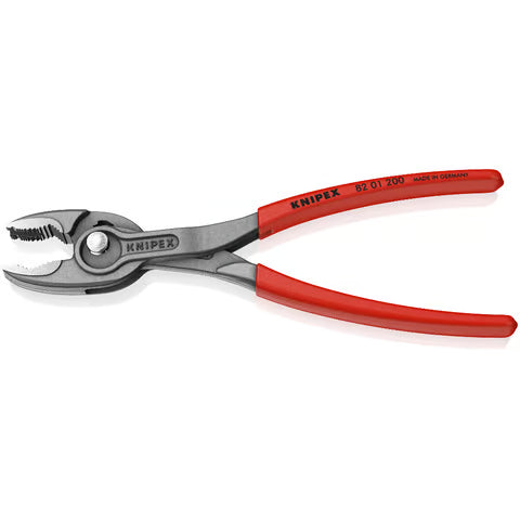 KNIPEX Pliers, TwinGrip Slip Joint, 200mm Uncarded