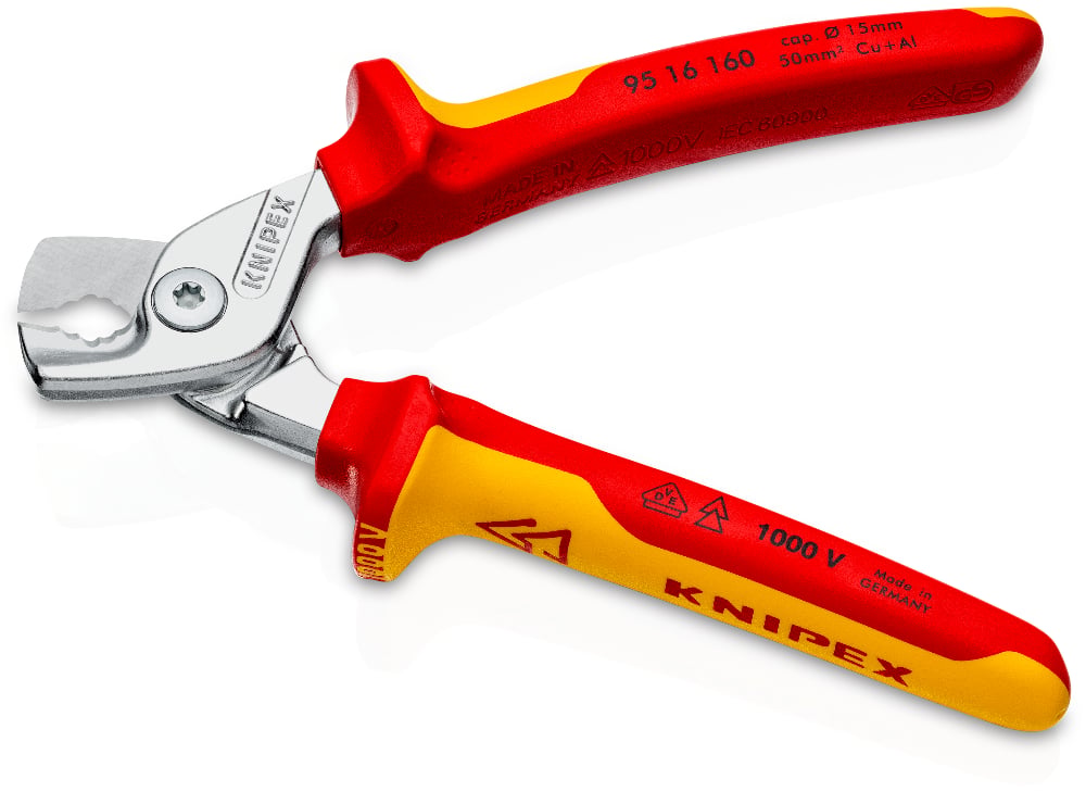 KNIPEX StepCut Cable Shears 160mm 1000V VDE