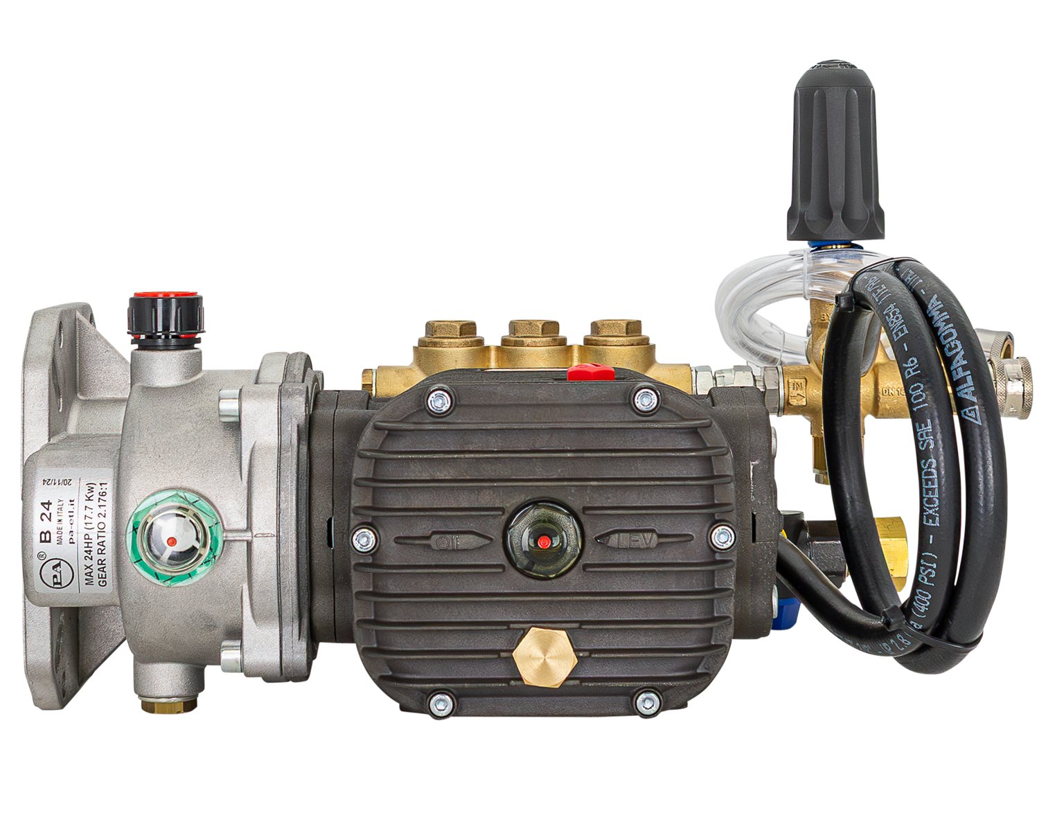 BE 4,000 PSI Pump Assembly - RW Series, 1", Keyed Shaft | RW4040 ASSY + GEAR BOX