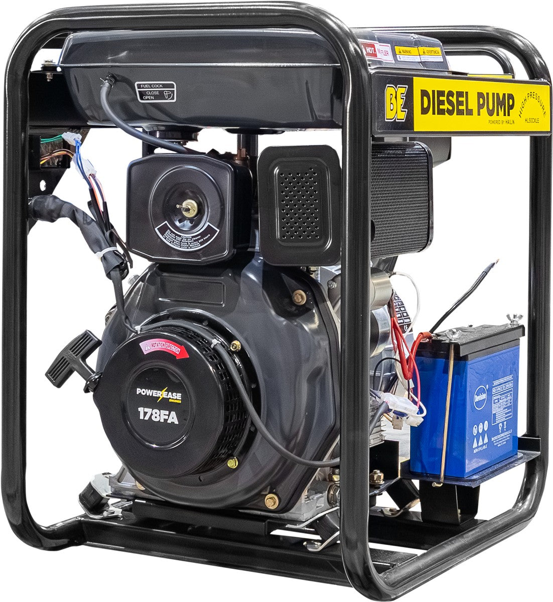 BE 2" Water Transfer Pump, 400 L/min - Powerease 6hp, Electric | HD20601-RE