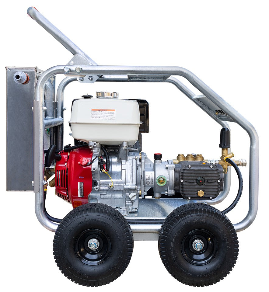 BE 3,800 PSI Petrol Pressure Washer - Honda GX390, Comet Pump | BAR3513CG-HJVT
