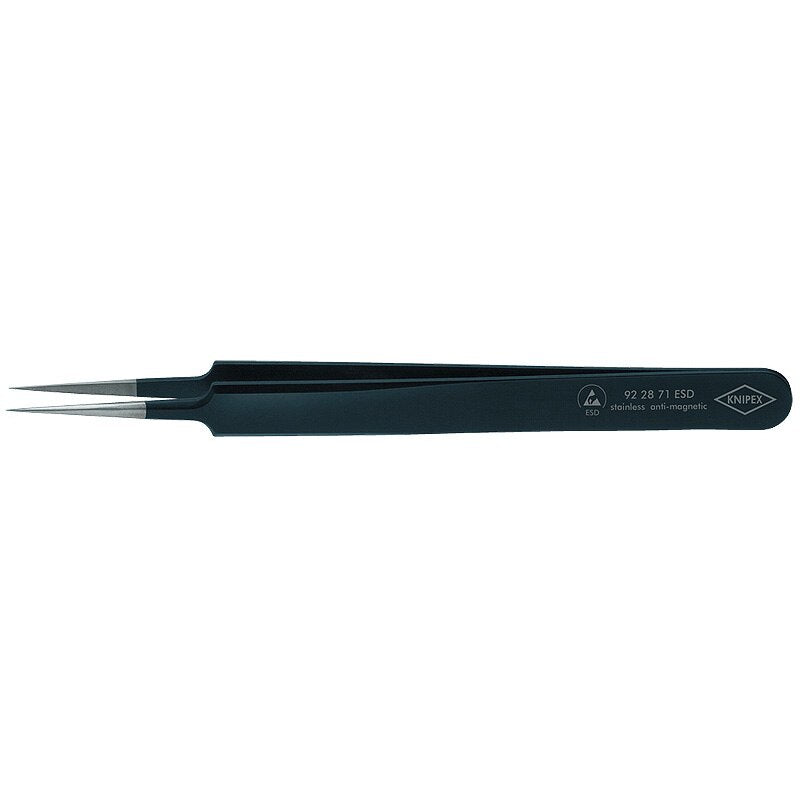 KNIPEX Tweezers Stainless Steel Needle Pointed Tips Smooth Grip Surface
