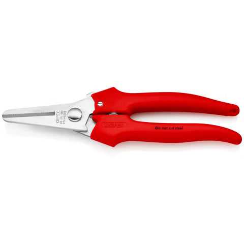 KNIPEX Shears Combination, Plastic Coated, 190mm