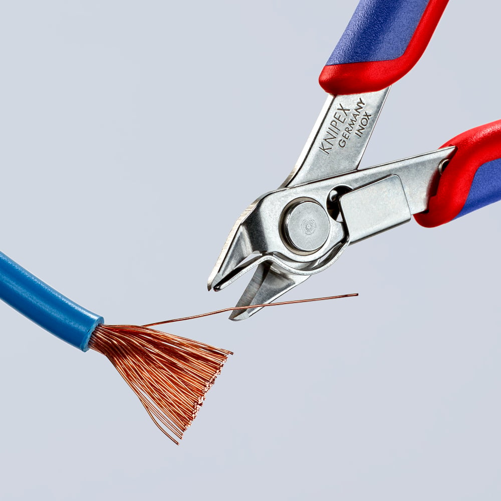 KNIPEX Electronic Super Knips 125mm S/S with Wire Catcher