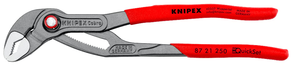KNIPEX Pliers Cobra 250mm Quickset Plas