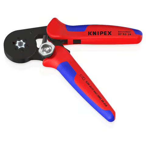 KNIPEX Self-Adjusting Crimping Pliers for Wire Ferrules Hex Crimp