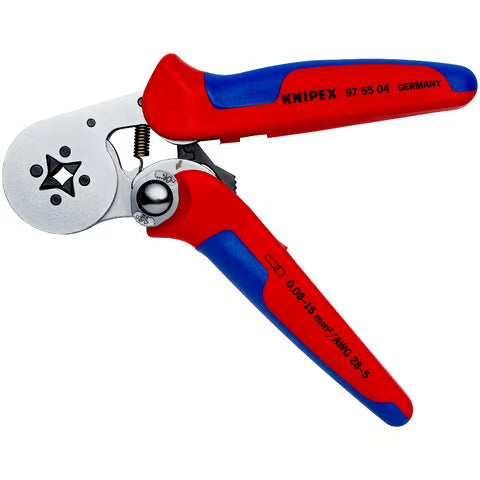 KNIPEX Self-Adjusting Crimping Pliers for Wire Ferrules Square Crimp