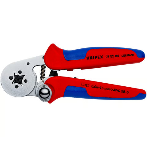 KNIPEX Self-Adjusting Crimping Pliers for Wire Ferrules Square Crimp
