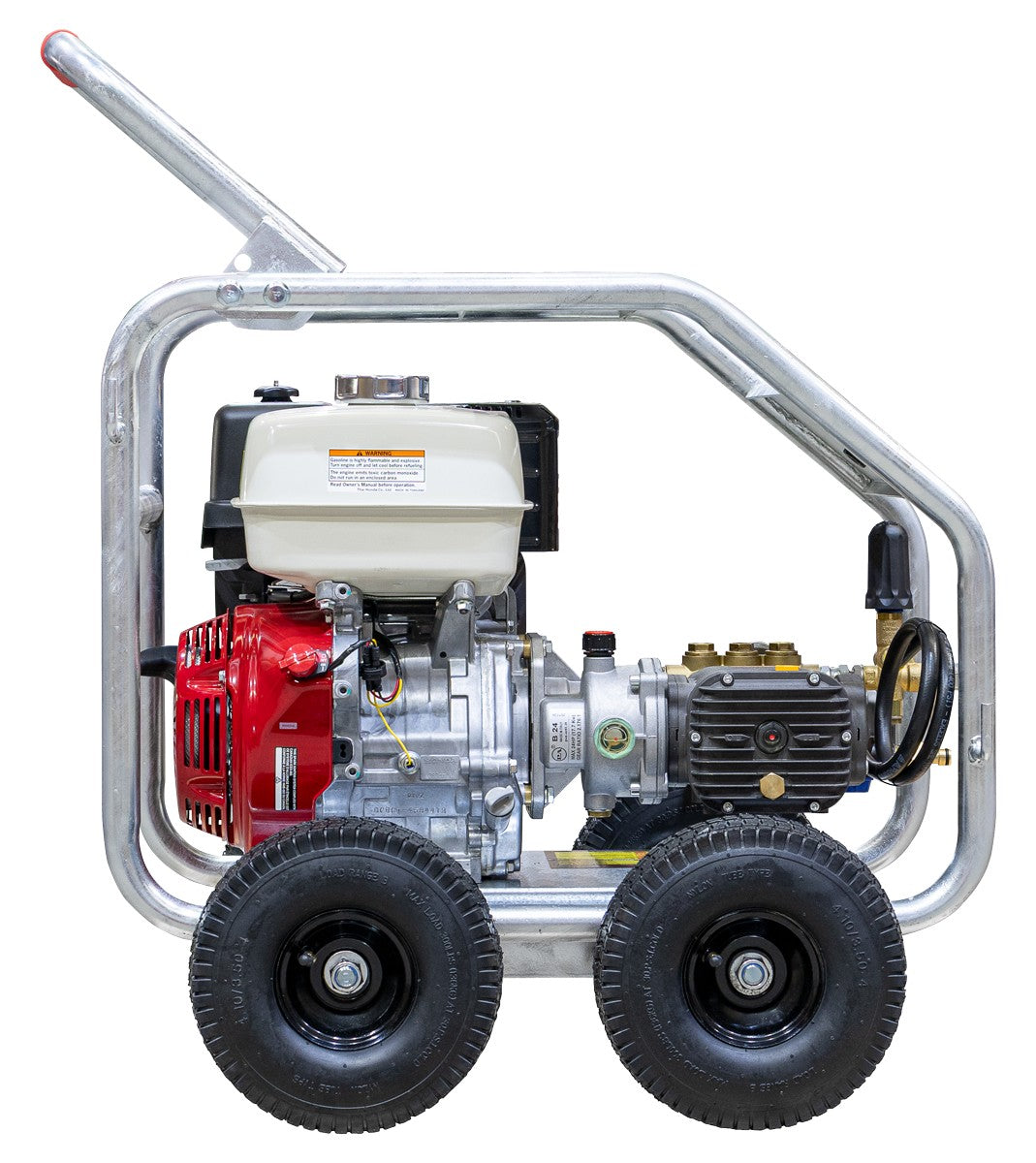 BE 3,800 PSI Petrol Pressure Washer - Honda GX390, Comet Pump, Vib Mount | BAR3513CG-HJV