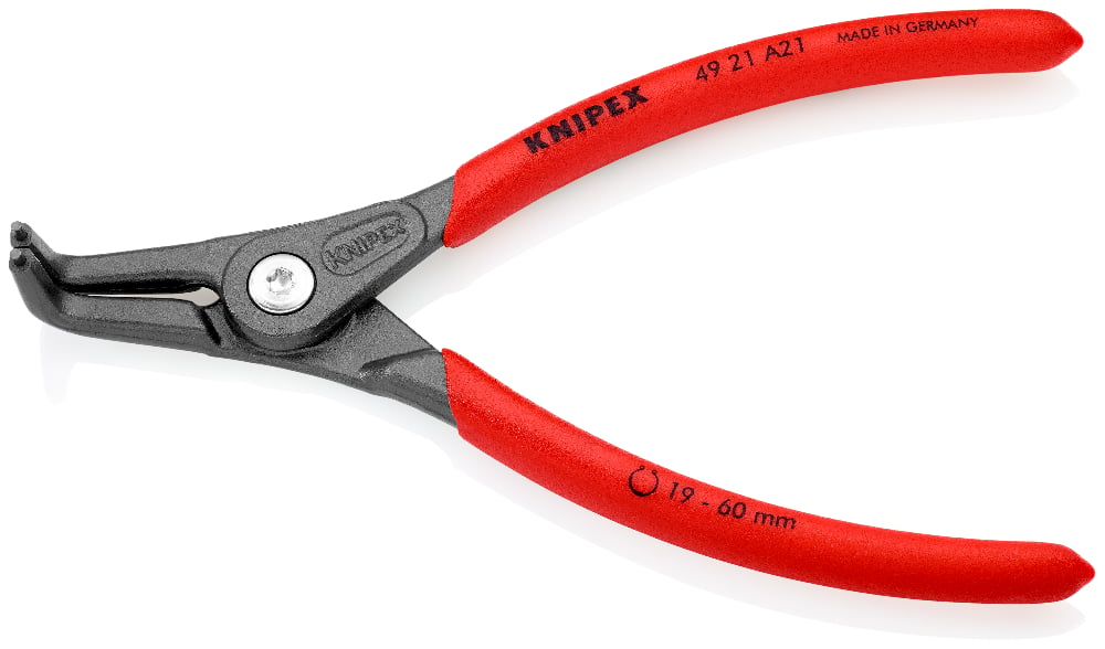 KNIPEX Pliers Circlip 19-60mm Ext Bent Bolt 165mm
