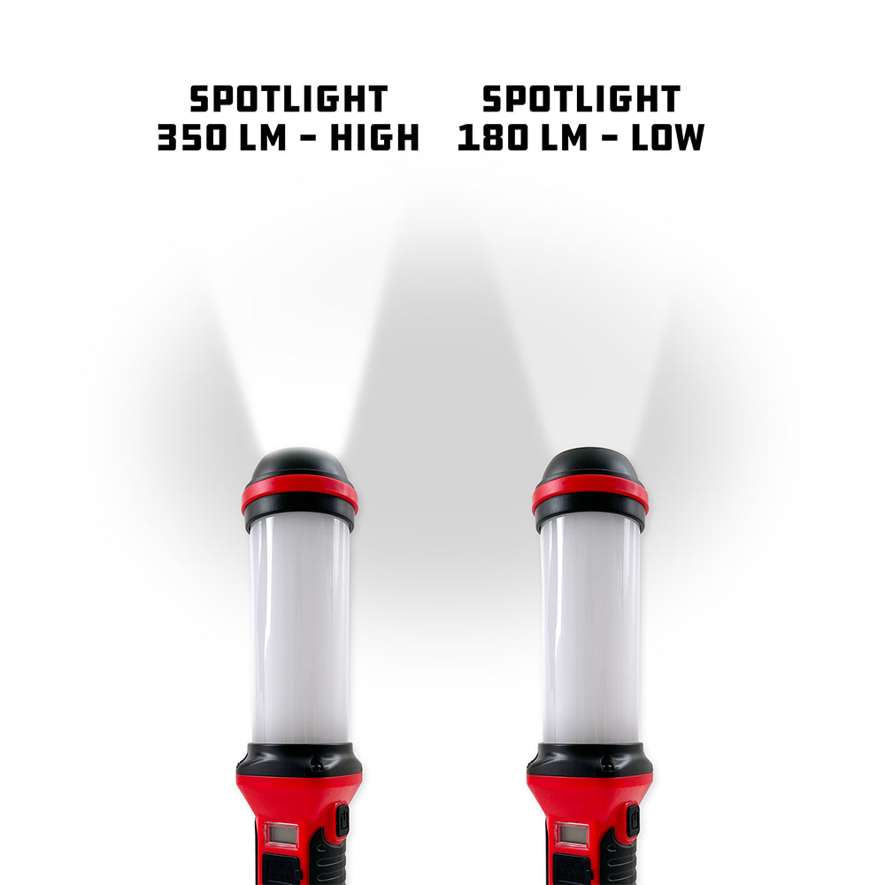 Powerbuilt 1000Lm LED Rechargeable Work light with Power Bank