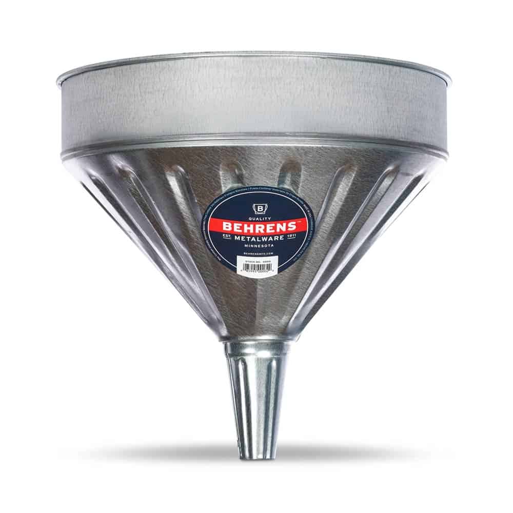 9 Quart (8.5LT) Galvanized Steel Funnel