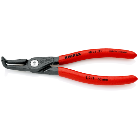 KNIPEX Pliers, Precision Internal Circlip Bent, 19 - 60 ømm, 165mm