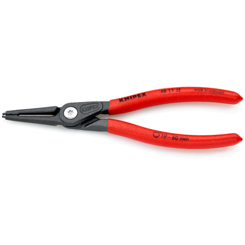 KNIPEX Pliers, Precision Internal Circlip Straight, 19 - 60mm, 180mmL