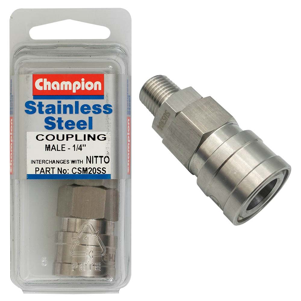 Champion 1/4in Male Coupling Nitto Interchange -304/A2