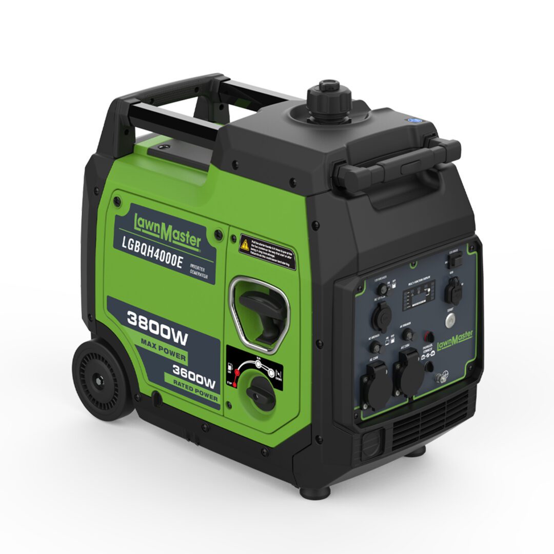 Lawnmaster LGBQH4000E Inverter Generator / 224cc LawnMaster OHV – 4 Stroke / Recoil, Remote & Electric Start