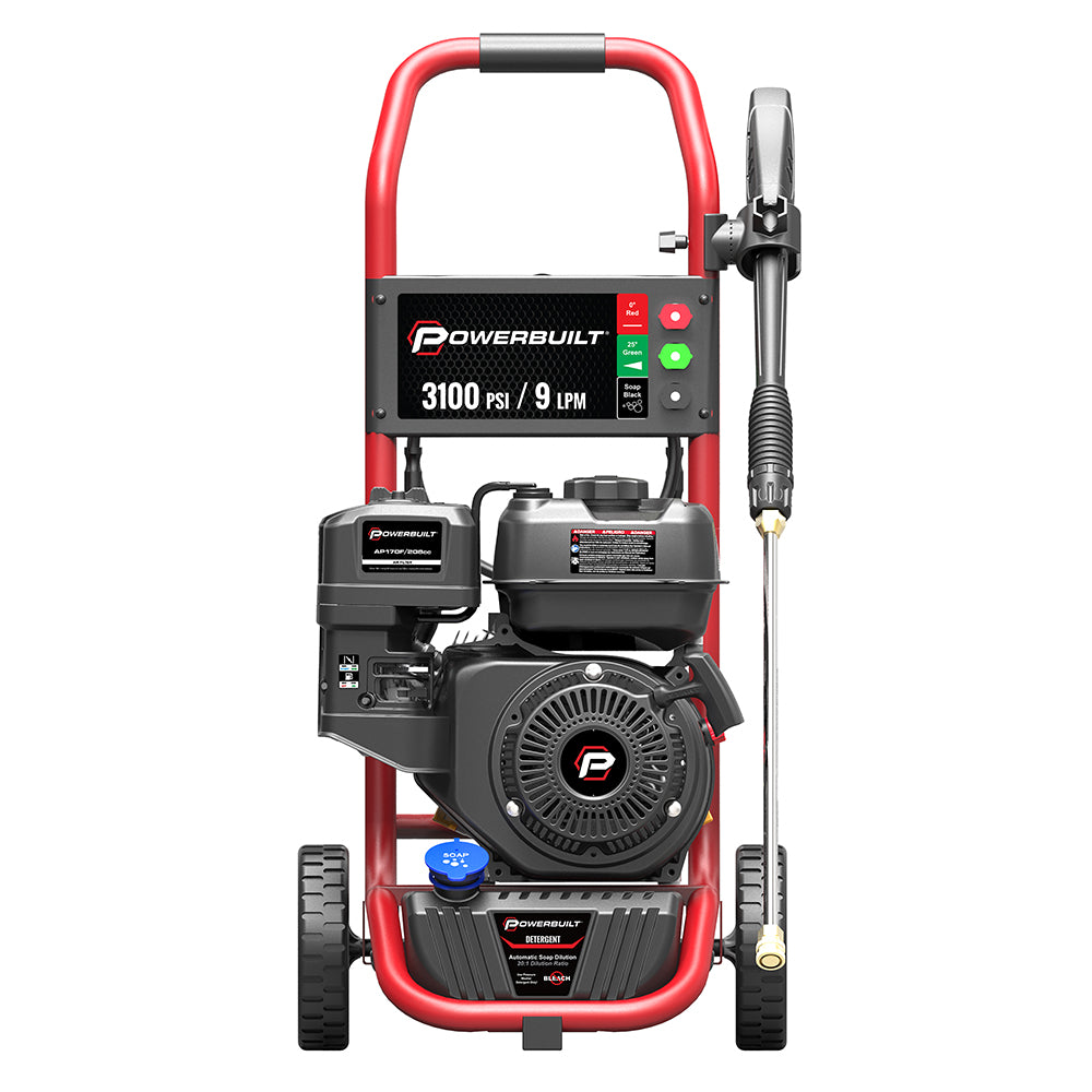 Powerbuilt 3100psi 9L/M Cold Water Petrol Waterblaster