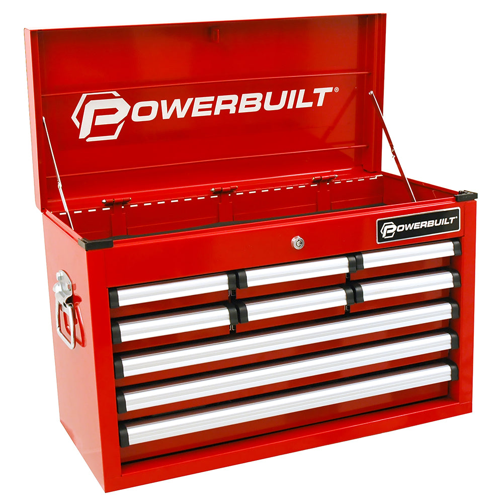Powerbuilt 2pc COMBO Storage Units - Racing Series Red