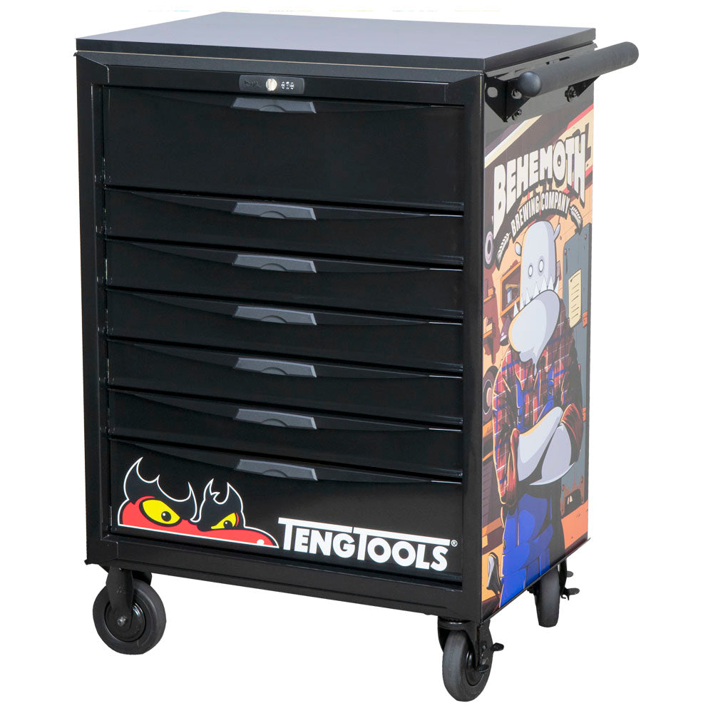 Teng Behemoth 7 x Drawer Roll Cab (Black) - Ltd Edition