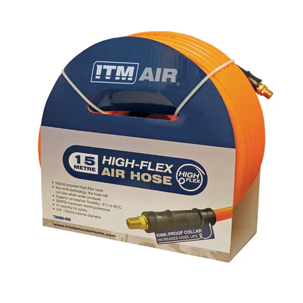 ITM Air Hose, 12.5mm (1/2)x15M Hybrid Polymer Air Hose"