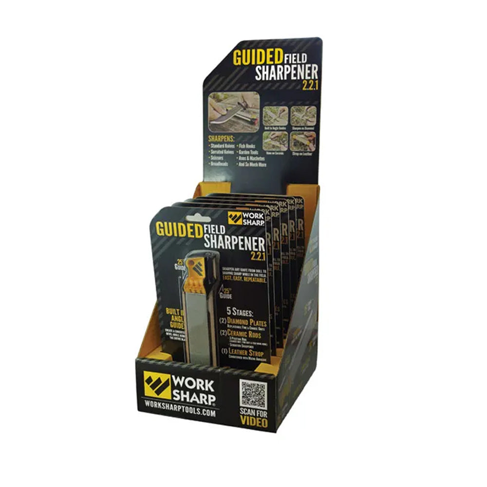 Worksharp Guided Field Knife Sharpener Merchandiser