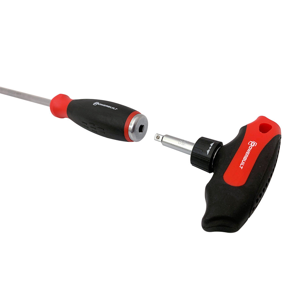 Powerbuilt 8pc ‘Go-Through’ Screwdriver Set