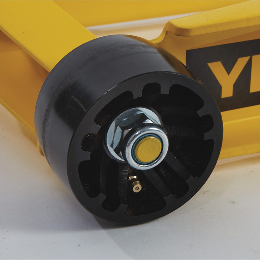 Powerbuilt 3 Ton / 2700kg Professional Super Duty Trolley Jack Yellow Jacket