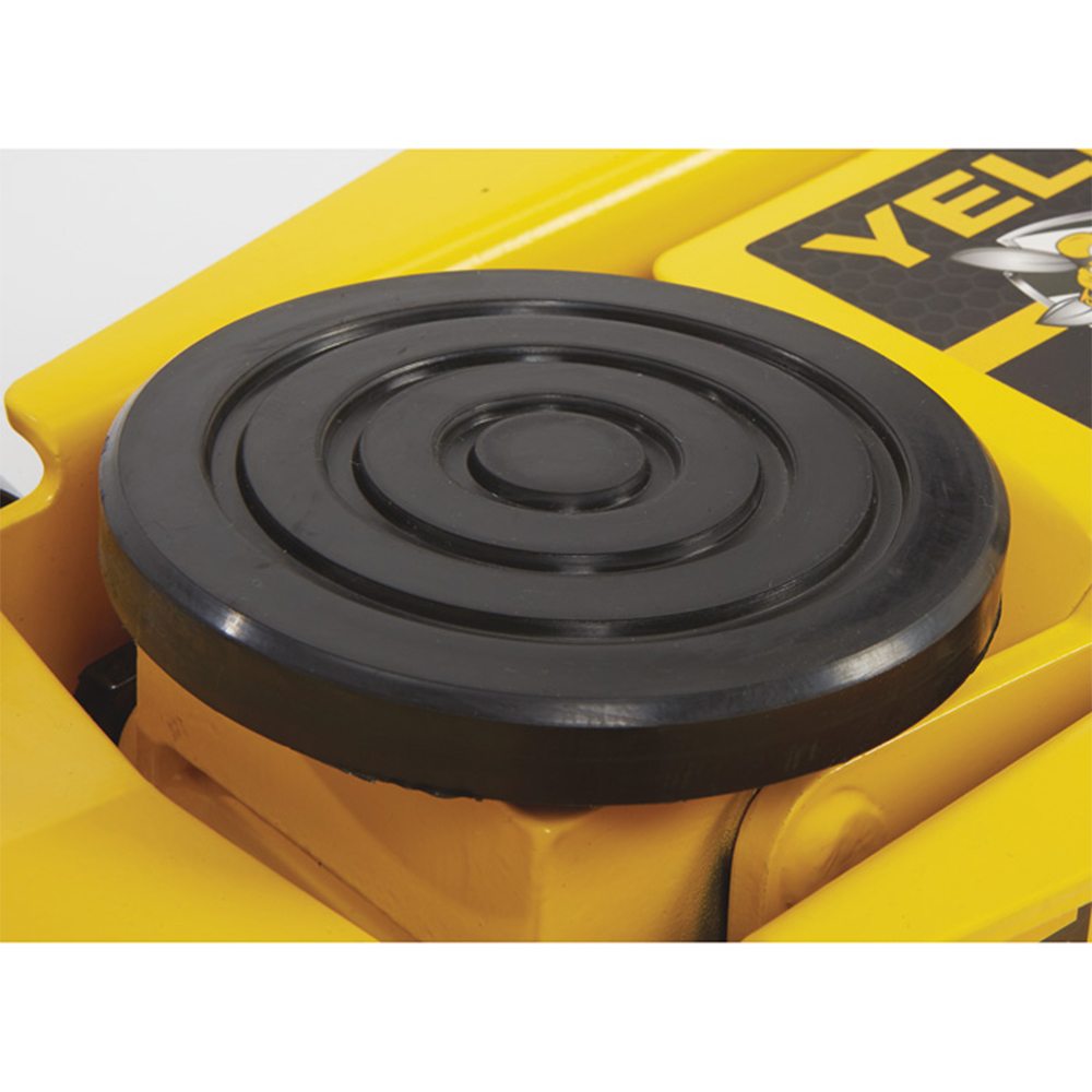 Powerbuilt 3 Ton / 2700kg Professional Super Duty Trolley Jack Yellow Jacket