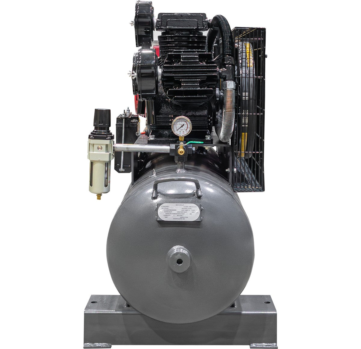 BE 160L Air Compressor - 13hp Petrol, Belt Drive, Electric Start | P16013-HE