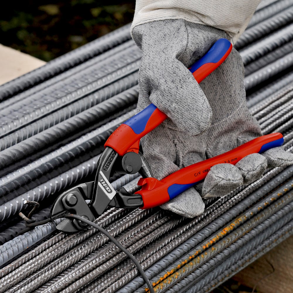 KNIPEX Mini Bolt Cutter 200mm Hi/Lever W/Spring