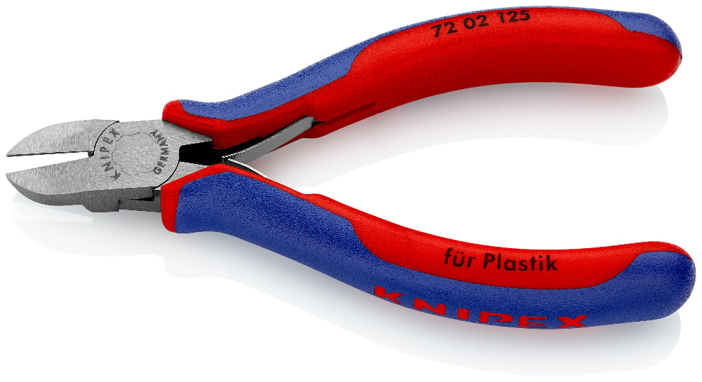 KNIPEX Diagonal Cutting Pliers for Plastic, 125mm