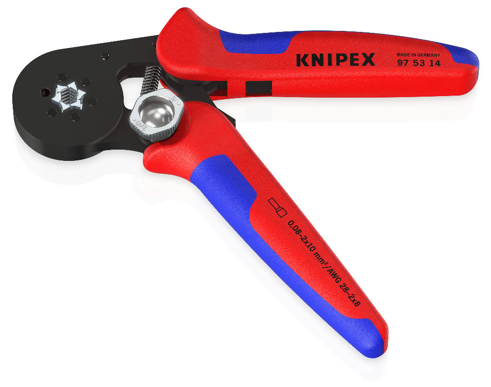 KNIPEX Self-Adjusting Crimping Pliers for Wire Ferrules Hex Crimp