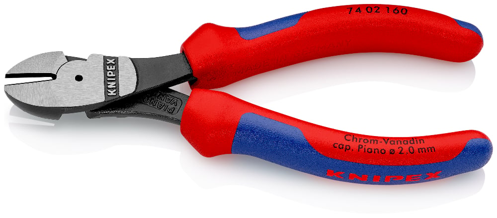 KNIPEX High Leverage Diagonal Cutting Pliers, 160mm