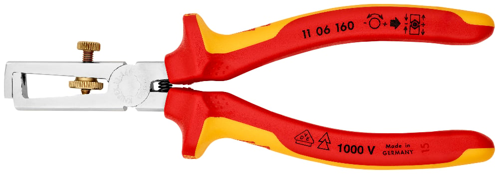 KNIPEX Insulation Stripping Pliers (VDE), 160mm