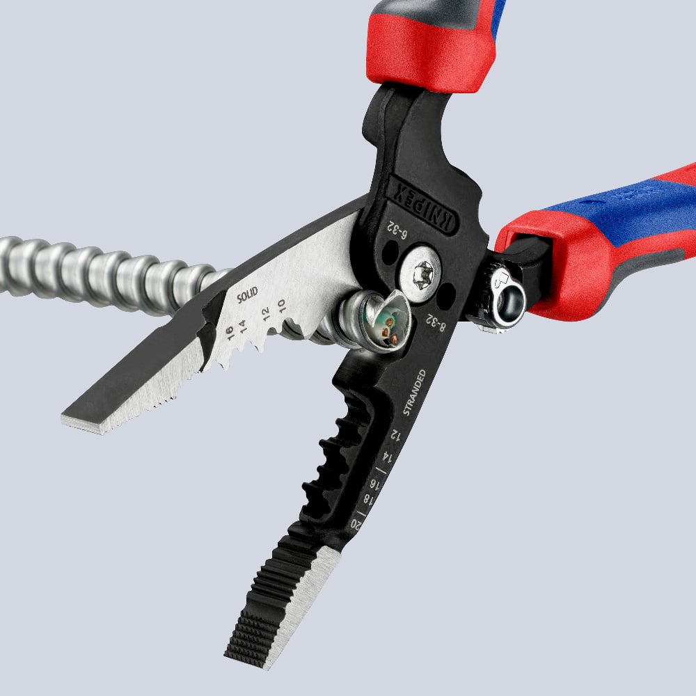 KNIPEX Forged Wire Stripping Pliers, 200mm
