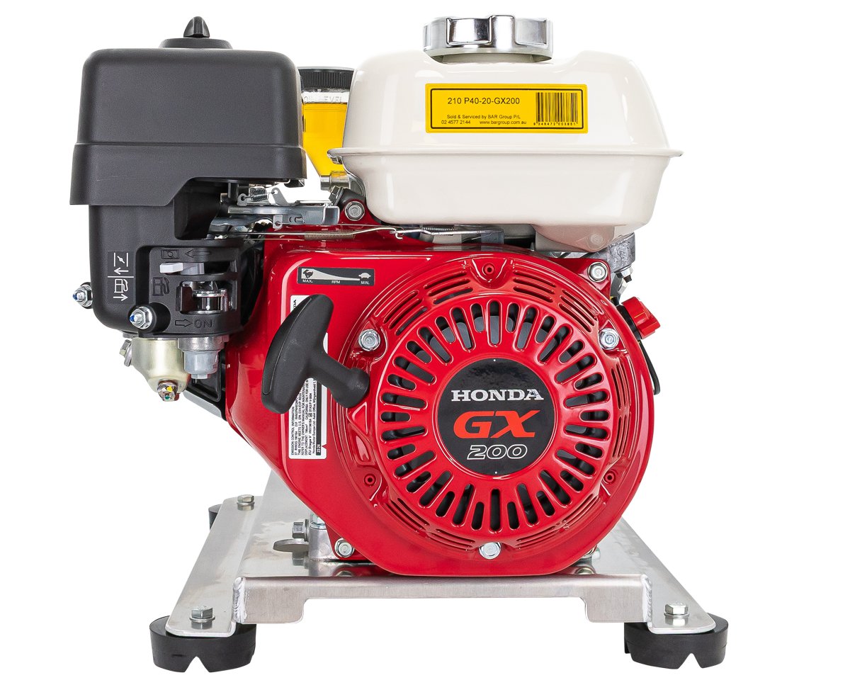 BE 290 PSI High Pressure Pump - Soft Wash Set with Gearbox and GX200 Engine | P40-20-GX200