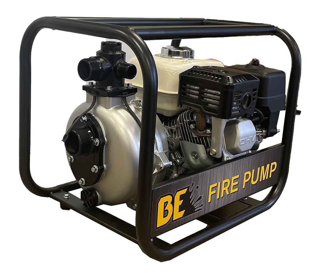 BE 2" Fire Fighting Pump, 550 L/min - Honda 6.5hp, Recoil | HP20651-H