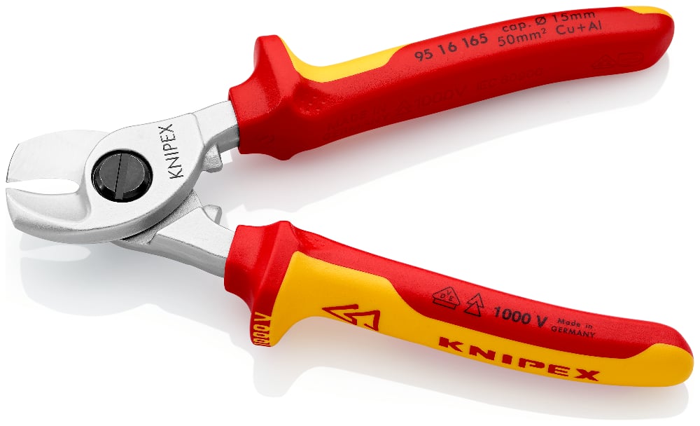 KNIPEX Shears Cable, 165mm 1000V VDE