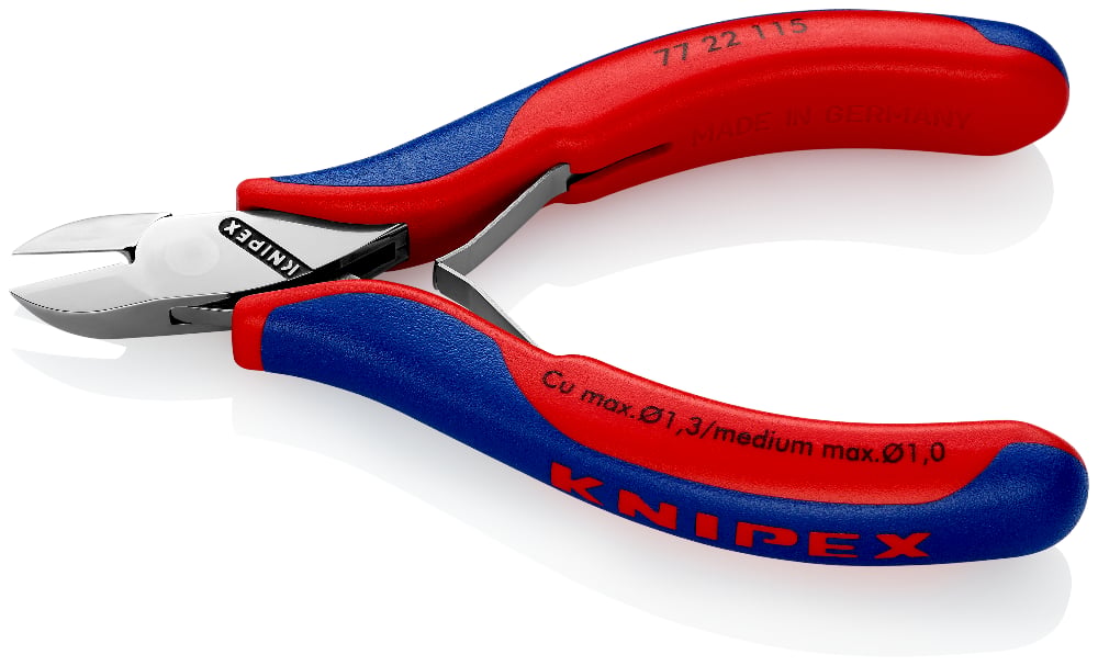 KNIPEX Electronics Diagonal Cutting Pliers, 115mm