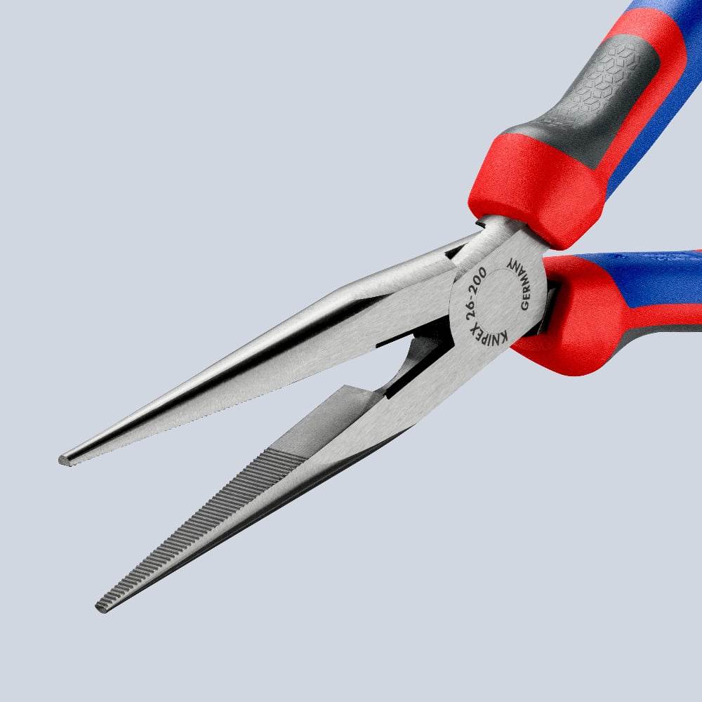 KNIPEX Pliers Chain Nose 200mm Side Cut Cush