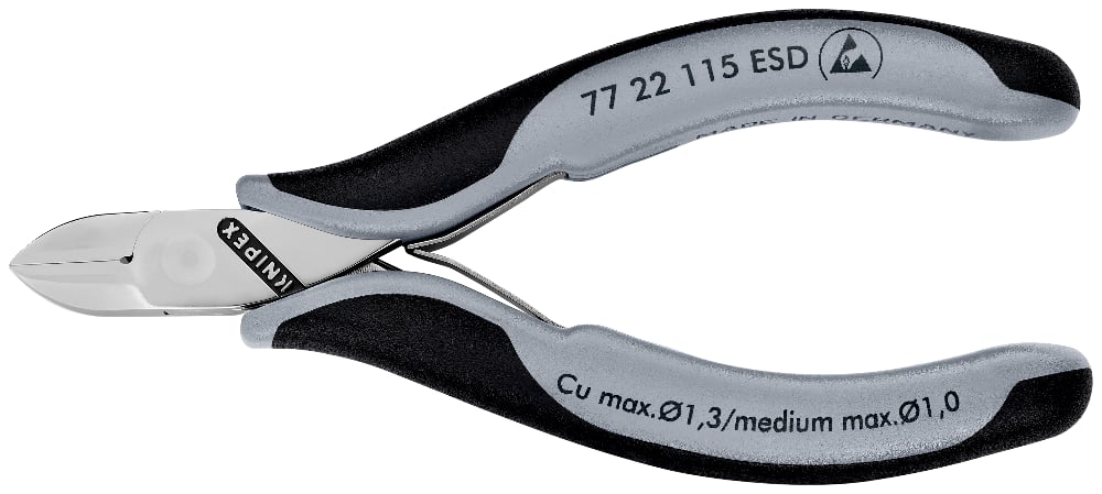 KNIPEX Electronics Diagonal Cutter 115mm