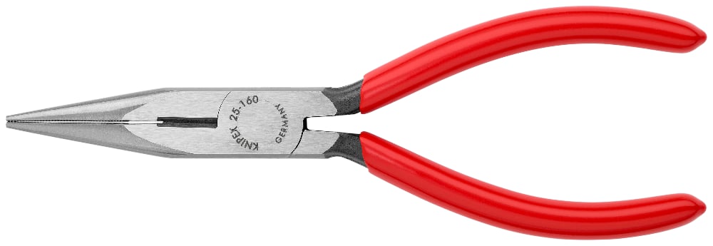 KNIPEX Pliers Side Cutting Snipe Nose, Plastic Coated, 160mm