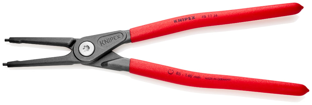 KNIPEX Precision Circlip Pliers Internal Straight, 85 - 140mm, 320mmL