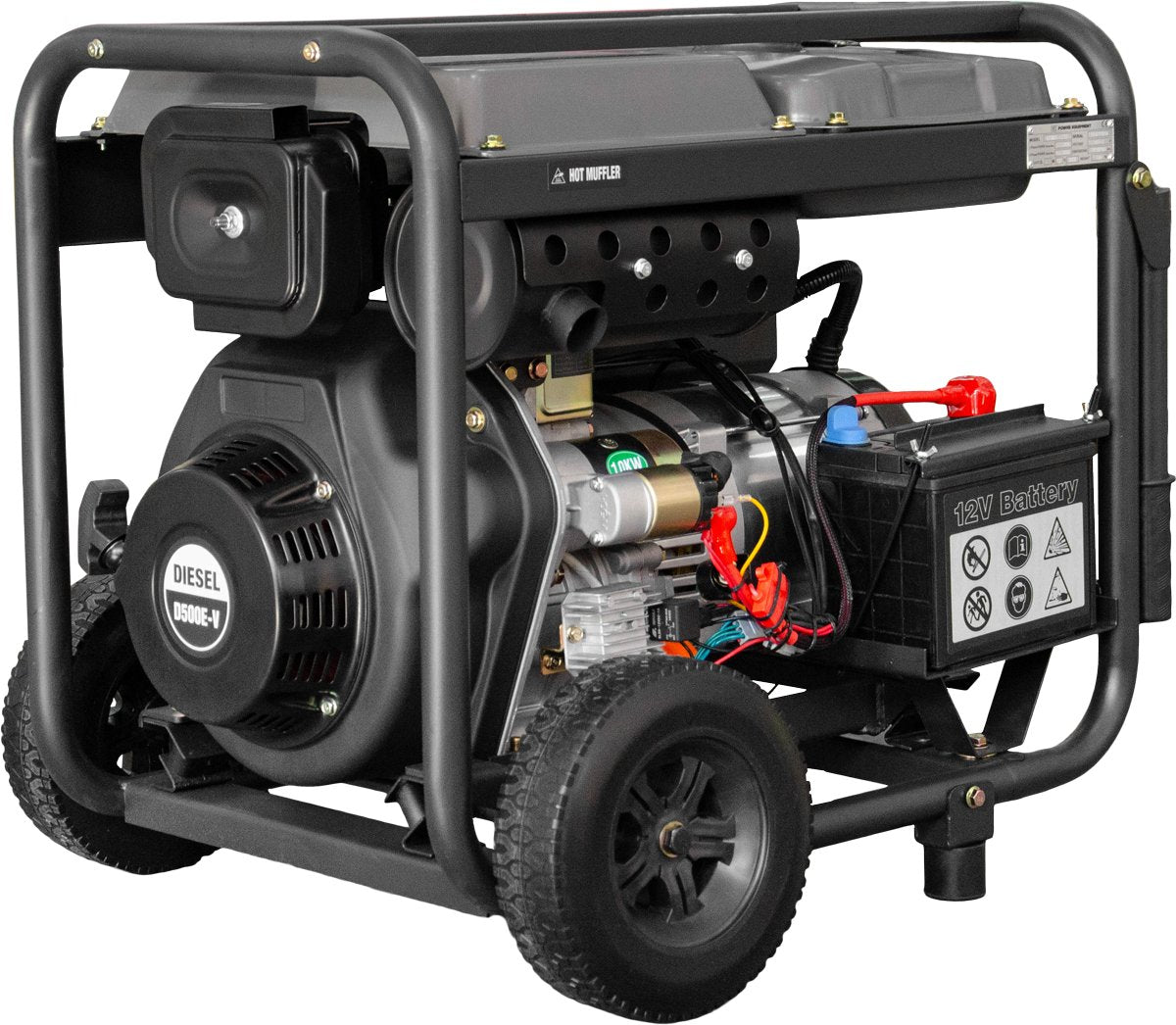 BE 7.9kVA Diesel Generator - Single Phase Open Frame with RCD | G7900D-ILET