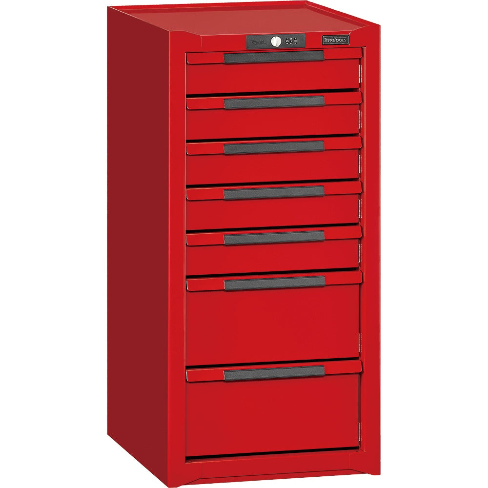 Teng Pro35 15in Side Cabinet 7 Drawers Red
