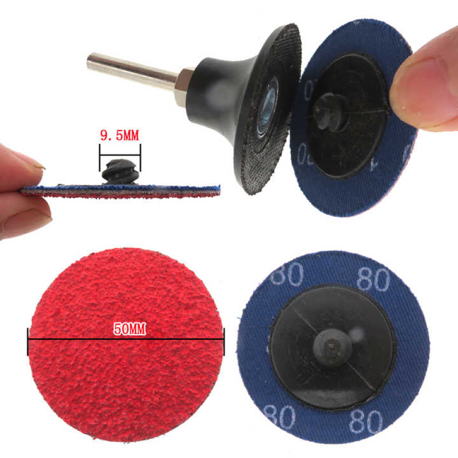 50mm Quick Change Roll Lock Disc P120