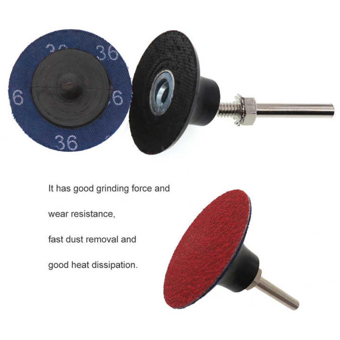 50mm Quick Change Roll Lock Disc P80