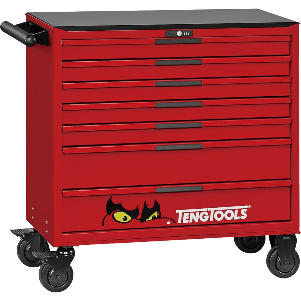Teng 663pc Pro35 37in Roller Cabinet Tool Kit - Red
